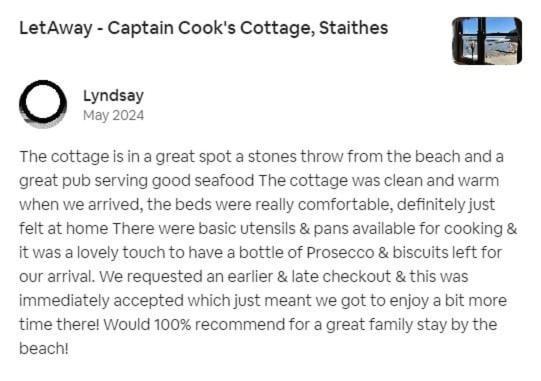 Letaway - Captain Cook'S Cottage, Staithes Esterno foto